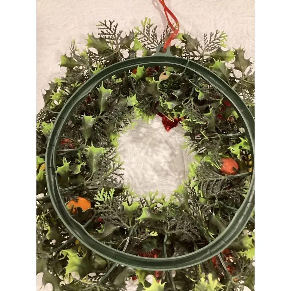 Vintage Christmas Kitschy Wreath